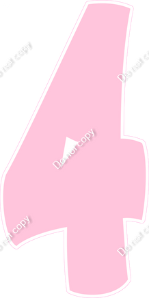 BBT 47" Individuals - Flat Baby Pink 4