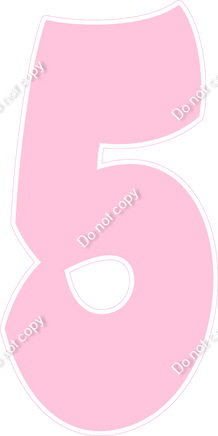 BBT 47" Individuals - Flat Baby Pink 5