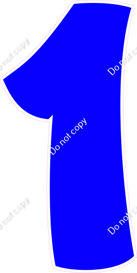 BBT 47" Individuals - Flat Blue 1