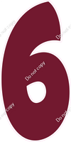 BBT 47" Individuals - Flat Burgundy 6