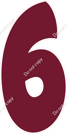 BBT 47" Individuals - Flat Burgundy 6