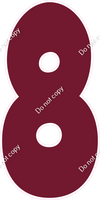 BBT 47" Individuals - Flat Burgundy 8