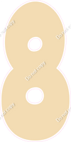 BBT 47" Individuals - Flat Champagne 8