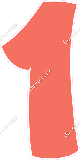 BBT 47" Individuals - Flat Coral 1