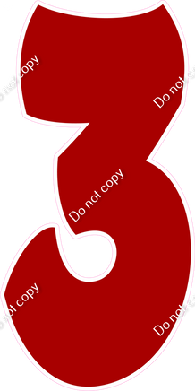 BBT 47" Individuals - Flat Crimson 3
