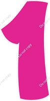 BBT 47" Individuals - Flat Hot Pink 1