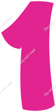 BBT 47" Individuals - Flat Hot Pink 1
