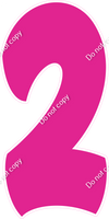 BBT 47" Individuals - Flat Hot Pink 2