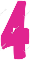 BBT 47" Individuals - Flat Hot Pink 4