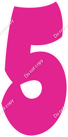 BBT 47" Individuals - Flat Hot Pink 5