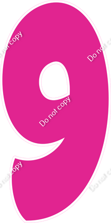 BBT 47" Individuals - Flat Hot Pink 9