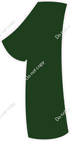 BBT 47" Individuals - Flat Hunter Green 1