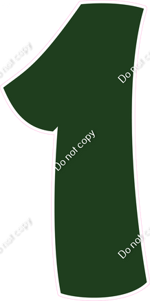 BBT 47" Individuals - Flat Hunter Green 1