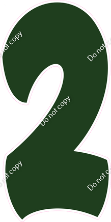 BBT 47" Individuals - Flat Hunter Green 2