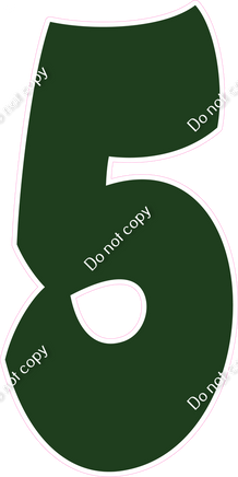 BBT 47" Individuals - Flat Hunter Green 5