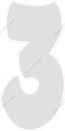 BBT 47" Individuals - Flat Light Grey 3