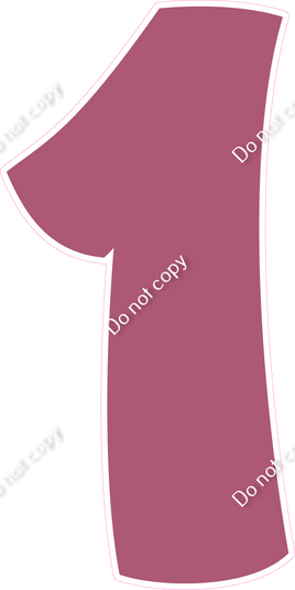 BBT 47" Individuals - Flat Mauve 1