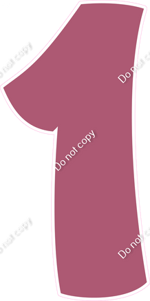 BBT 47" Individuals - Flat Mauve 1