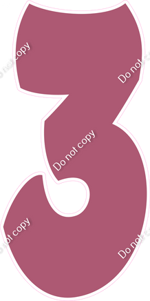 BBT 47" Individuals - Flat Mauve 3