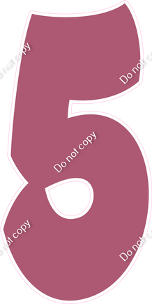 BBT 47" Individuals - Flat Mauve 5