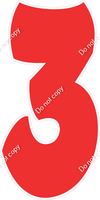 BBT 47" Individuals - Flat Red 3