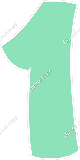 BBT 47" Individuals - Flat Sea Foam 1