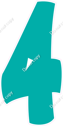 BBT 47" Individuals - Flat Teal 4