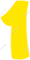 BBT 47" Individuals - Flat Yellow 1
