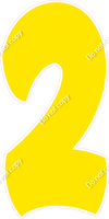 BBT 47" Individuals - Flat Yellow 2
