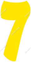 BBT 47" Individuals - Flat Yellow 7