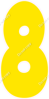 BBT 47" Individuals - Flat Yellow 8