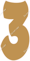 BBT 47" Individuals - Flat Gold