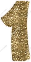 BBT 47" Individuals - Gold Sparkle 1