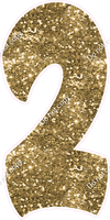 BBT 47" Individuals - Gold Sparkle 2