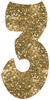 BBT 47" Individuals - Gold Sparkle 3