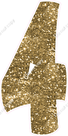BBT 47" Individuals - Gold Sparkle 4