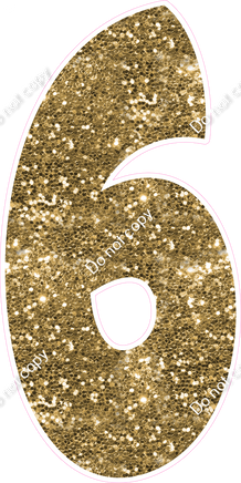 BBT 47" Individuals - Gold Sparkle 6