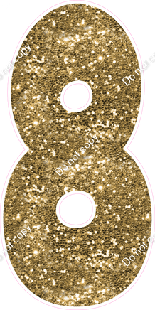 BBT 47" Individuals - Gold Sparkle 8