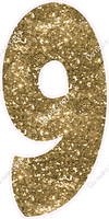 BBT 47" Individuals - Gold Sparkle 9
