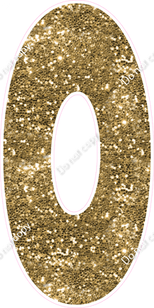BBT 47" Individuals - Gold Sparkle