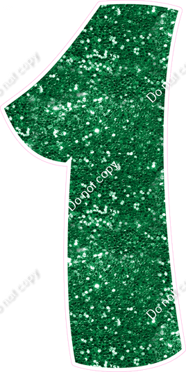 BBT 47" Individuals - Green Sparkle