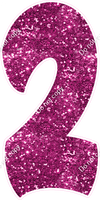 BBT 47" Individuals - Hot Pink Sparkle 2
