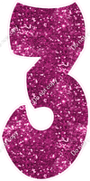BBT 47" Individuals - Hot Pink Sparkle 3
