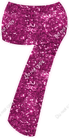 BBT 47" Individuals - Hot Pink Sparkle 7