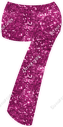 BBT 47" Individuals - Hot Pink Sparkle 7