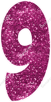 BBT 47" Individuals - Hot Pink Sparkle 9