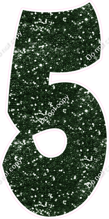BBT 47" Individuals - Hunter Green Sparkle 5