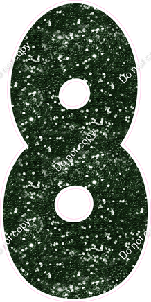 BBT 47" Individuals - Hunter Green Sparkle 8