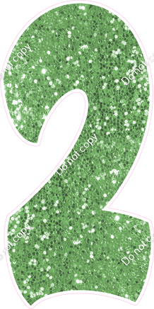 BBT 47" Individuals - Lime Green Sparkle 2