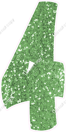 BBT 47" Individuals - Lime Green Sparkle 4